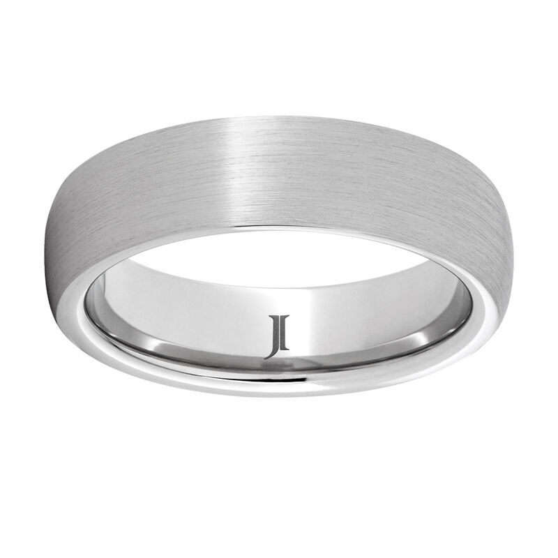 Men's Satin Finish Wedding Ring (6mm) image number null